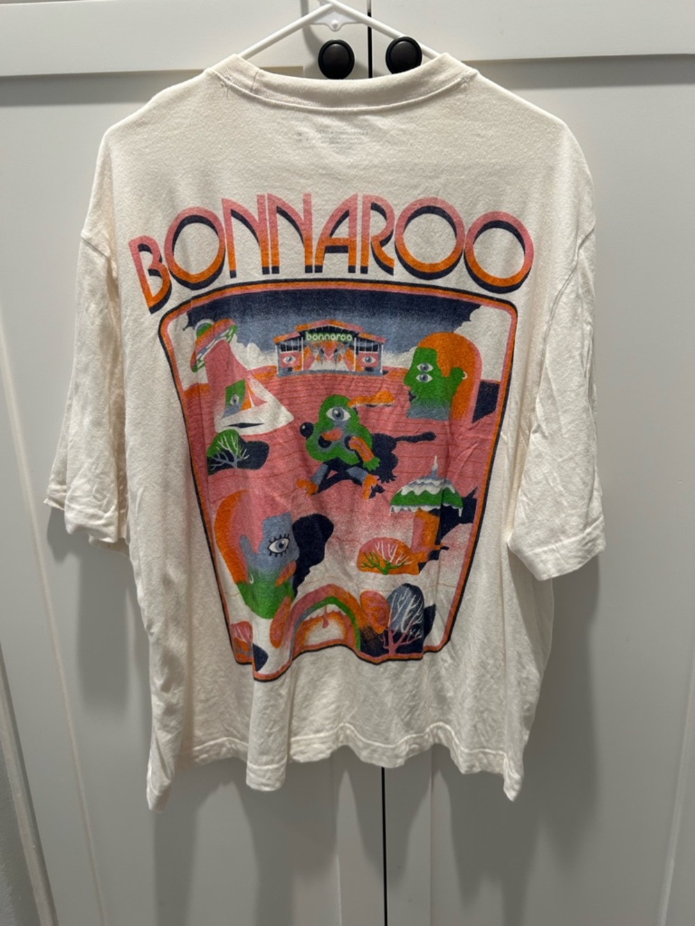 Abercrombie & Fitch BONNAROO shirt -cropped fit- SIZE XL